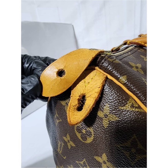 Authentic Louis Vuitton Speedy 35 Bag Brown - Picture 10 of 13